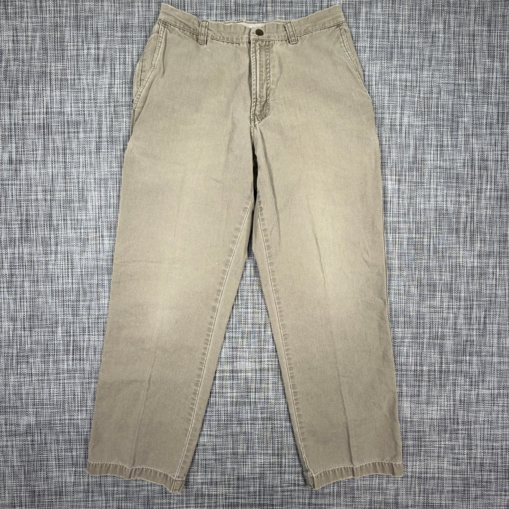 Columbia Mens 30x30 Tan Cotton Canvas Utility Pants Straight Leg Outdoor Hiking
